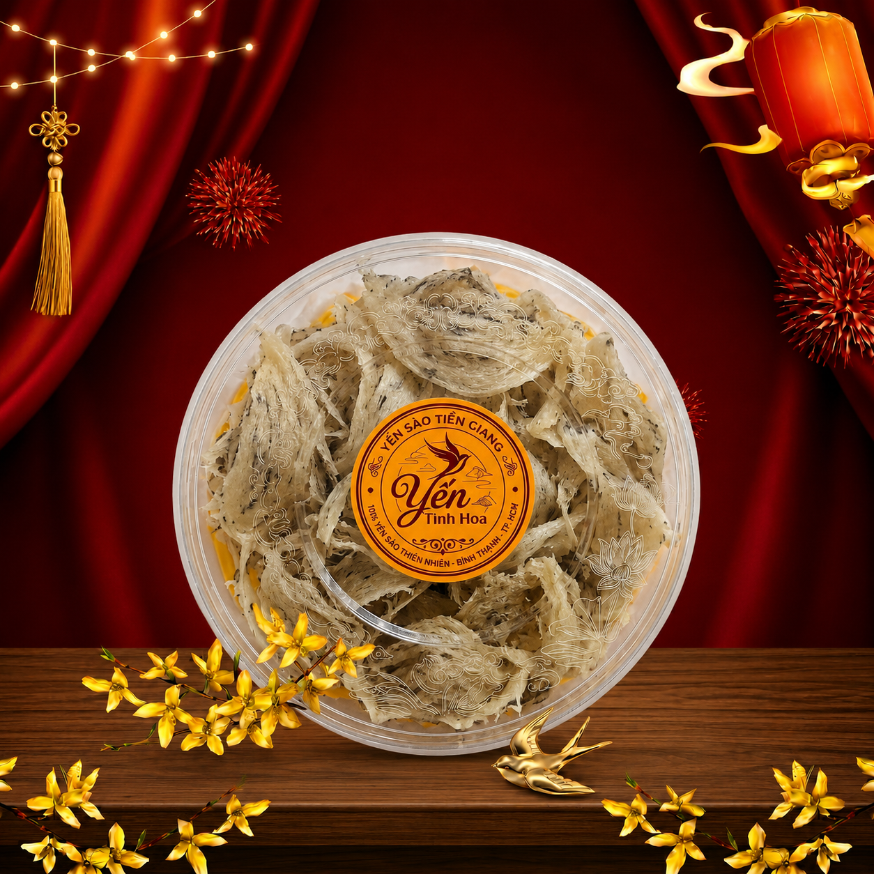 Tổ Yến Thô Ít Lông Loại 2